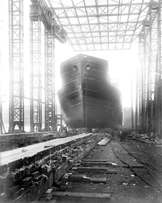 Launch of SS Turret Newcastle Doxfords 17th July 1905.jpg